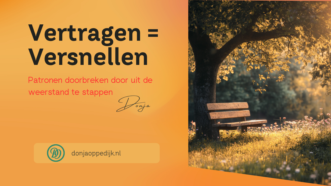 Versnellen door te vertragen